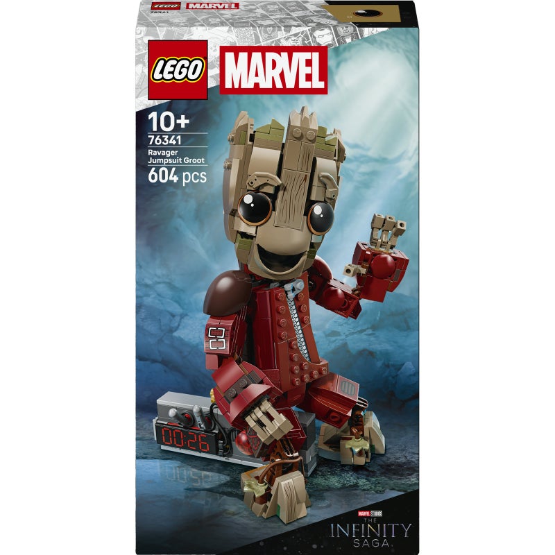 LEGO Marvel Ravager Jumpsuit Groot 76341 Building Toy Set (604 Pieces) - Image 2
